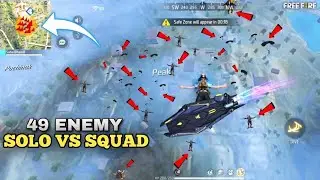 JUMPS UNLIMITED ENEMY IN PEAK? SOLO VS SQUAD BEST NEW GAMEPLAY - GARENA FREE FIRE