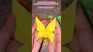 How toMake an Origami Butterfly 🦋| Easy Paper Butterfly Tutorial #origami #butterfly #artsandcrafts