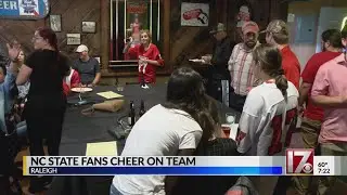 Wolfpack fans gather in Raleigh to cheer on NC State against Clemson
