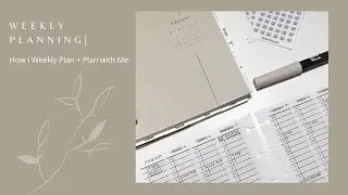 Mini HP Weekly Planning | Getting Things Done Plan with Me