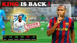 HENRY 109 FC MOBILE REVIEW 🔥🔥TOTS THIERRY HENRY 109 OVR REVIEW