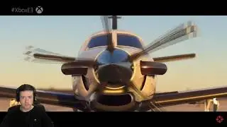 FLIGHT SIMULATOR REVEAL TRAILER E3 2019 REACTION