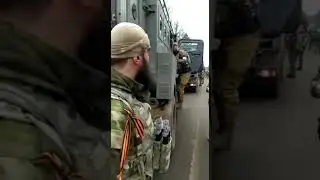 Chechen fighters in Ukraine
