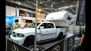 DODGE RAM WITH CELTIC RAMBLER FIFTH WHEEL CARAVAN SLIDE OUT TRAILER CAMPER WALKAROUND AND INTERIOR