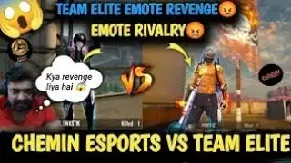 Team elite emote revenge from chemin esports || team og elite vs chemin esports emote rivalry#tg#rdp