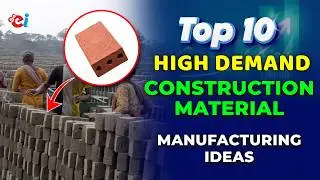 Construction Material Manufacturing Ideas That Are BOOMING Right Now