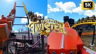 Kansas Twister Orange Side POVs [5K] Warner Brothers Movie World