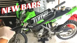 KLX140 BUILD SERIES EP 2: NEW BARS