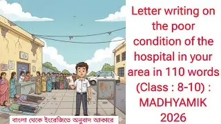 Letter writing on the poor condition of the hospital in your area in 110 words | Formal letter