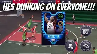 99 OVR TERRENCE ROSS GAMEPLAY IN NBA LIVE MOBILE 20!!!