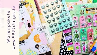 9999 Dinge Bastel Haul deutsch - Warenpaket #78 - f&uuml;r basteln mit Papier - Bastelideen Bastelbedarf