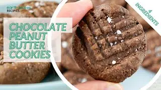 Chocolate Peanut Butter Cookies | Vegan Cookie Recipe!