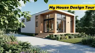 Modern Tiny House Design Tour | 6x7 Meter 2 Bedroom Smart Home | #housedesign #design #usa
