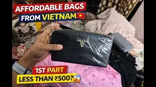 Vietnam Market Shock 😱 Luxury-Look Bags Under ₹500 | Online Price ₹1 Lakh?  Part 1 #trending #viral