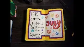 TV Shows Into Bullet Journal Spreads: That 70's Show for July