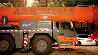 AP Rentals 200-ton All Terrain Crane - First Job