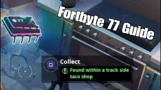 Fortbyte #77 - Found within a Track Side Taco Shop - Fortbyte Guide