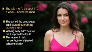 'Go Ahead, Leave,' My Rich Wife Smirked. 'I Give You a Week Without Me.' | Betrayal Reddit Story