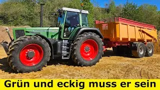 Vorbereitungen f&uuml;r 3.Mai laufen Peecon Muldenkipper am Favorit 822 | Kabelbaum Fendt Dieselross F237