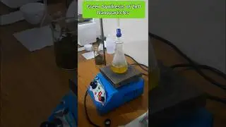 Green synthesis of ZnO nanoparticles #nano #experiment #physics #drsbphysics #shorts