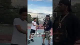 Jim Jones and Max B Son spotted
