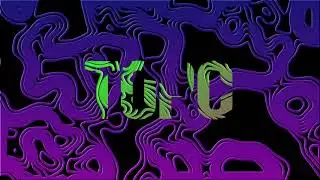 Topography texture & text animation