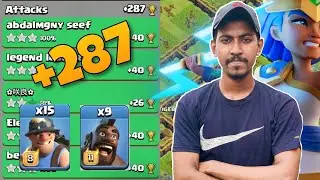 QC Hybrid | Th14 Hybrid Attack Strategy In Legend League September 2022 🏆🔥 Live Hits