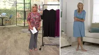 Cuddl Duds Cotton Core Hoodie Lounger Dress on QVC