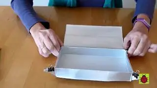 Cómo hacer molde para turrón con brick de leche. Superfácil.