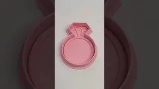 Engagement Cutter and Stamp #3dprinting #cookiecutters #satisfying