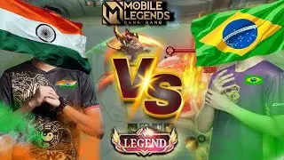 🇮🇳 ME VS 🇧🇷BRAZIL PLAYER TEAM FIGHT #brazil #mobilelegends #india #mobalegends5v5 #legend #gaming 