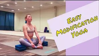 Easy Modification Yoga Using Props // Madd Creative Life
