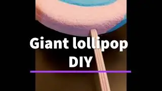 How to make giant lollipop for party decorations? Easy DIY