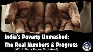 INDIA'S POVERTY : 💡🔥THE REAL DATA  💡🔥  WORLD BANK REPORT II UPSC I BPSC I SSC I  VERMAGSGK I