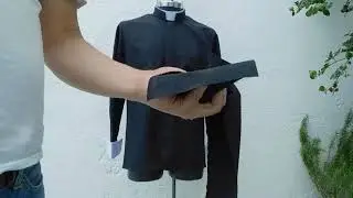 camisa clerical con tecnología textil