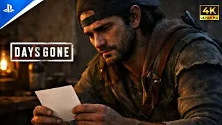 DAYSGONE 💔 | Deacon Visiting Sarah's Church Remembering His Marrige Days | Best Zombie Game Ever 4k 