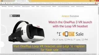 How to buy OnePlus Loop VR Headset for Rs.1 from Amazon App on 03 June