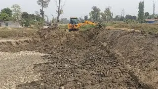 JCB 3DX Backhoe Repairing Fish Farming Pond And Loading | Baukhaha Construction | Finale Part