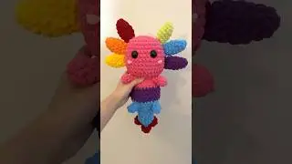 Bi pride edition #crochetaxolotl #bisexualpride