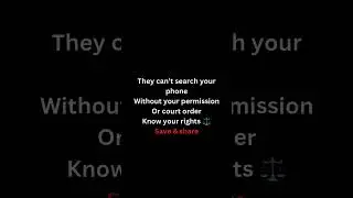 Police Can&rsquo;t Search Your Phone ❌ | Know Your Rights Telugu#shorts