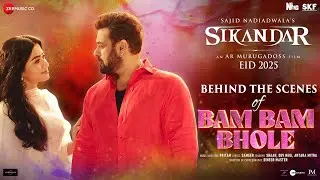 Bam Bam Bhole - Making | Sikandar | Salman Khan, Rashmika M, Sharman J, Kajal A | Pritam, Shaan, Dev