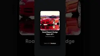 2003 T.S.I Road Rippers it comes back Dodge Viper riff recreation.
