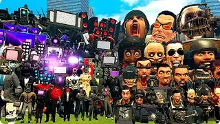 ALL SPEAKERMAN TITAN VS 1-79 SKIBIDI TOILET BOSSES, ALL MECHA TITAN VS TITAN TV MAN - IN GARRY MOD