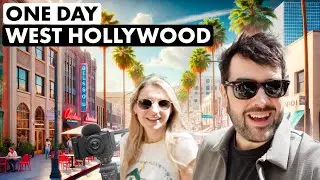 24 Hours in WEST HOLLYWOOD -  Eating, Shopping Travel Vlog