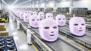 Inside a LED Face Mask Factory: LED Array, Optical Test, Packaging