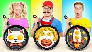 Кулинарный Челлендж для Мамы: Я против Папы | Смешные Рецепты с Едой Multi DO Challenge