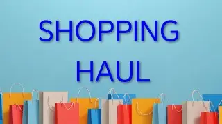 MASSIVE SHOPPING HAUL CHARITY SHOP & B&M