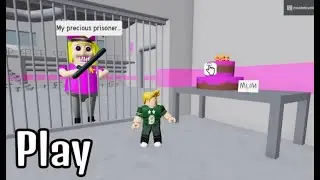 POLICE GIRL PRISON RUN! Obby roblox Gameplay Walkthrough No Death 4K