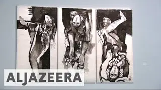 Iraqi artist Dia Azzawi's take on political history of the Arab world