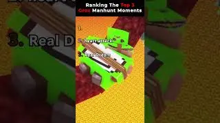 Ranking The Top 3 Grox 1,000,000 Villager MANHUNT Moments #minecraft #ranking #funny #meme